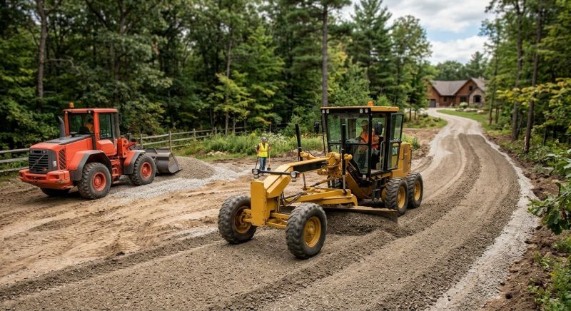 Driveway Grading in Houston, TX